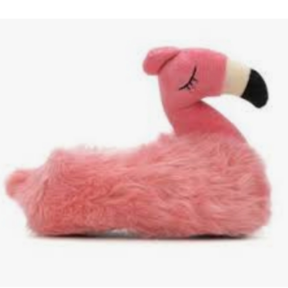 Critter Creations Fluffy Flamingo House Slippers